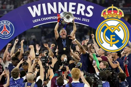 Real Madrid chúc mừng PSG