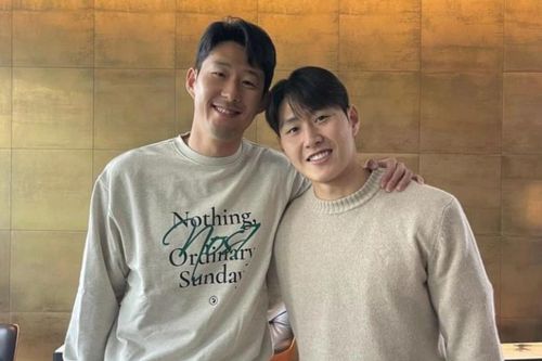 Màn tái ngộ cảm xúc của Son Heung-min và Lee Kang-in