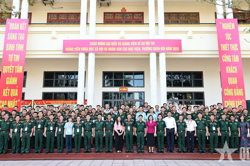 Khai mạc Hội thi giảng viên khoa học xã hội và nhân văn các học viện, trường Quân đội năm 2025