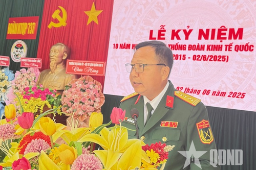 Đoàn Kinh tế - Quốc phòng 737 (Quân khu 5) kỷ niệm 10 năm Ngày truyền thống