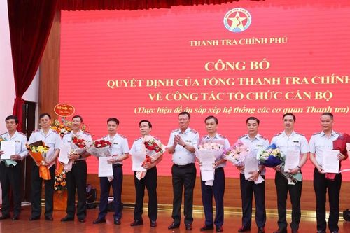 Cán bộ Thanh tra Bộ Giáo dục và Đào tạo chuyển công tác về Thanh tra Chính phủ