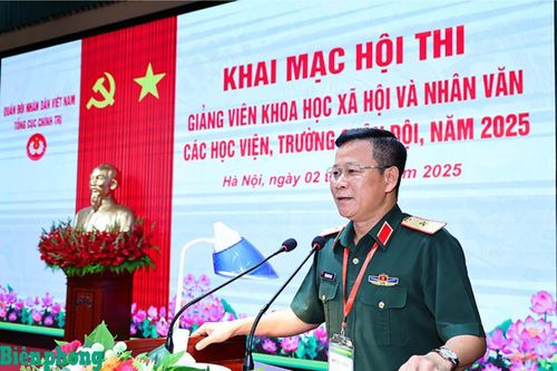 Khai mạc Hội thi giảng viên khoa học xã hội và nhân văn các học viện, trường Quân đội
