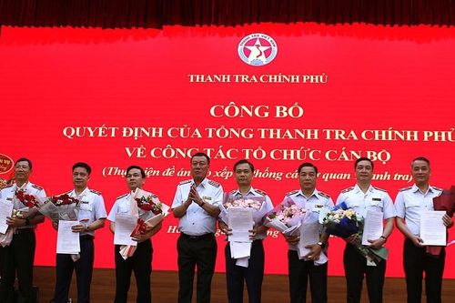 Thanh tra Chính phủ công bố các quyết định về công tác cán bộ
