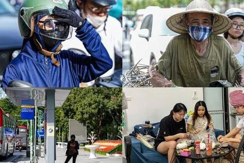 Đủ 'chiêu' tránh nóng ngày Hà Nội nắng như 'đổ lửa'
