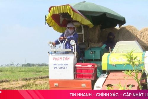 'Lợi ích kép' của máy cuốn rơm