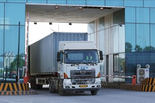 Lô sầu riêng đông lạnh đầu tiên của Việt Nam được xuất khẩu sang Trung Quốc qua cửa khẩu cầu Bắc Luân II