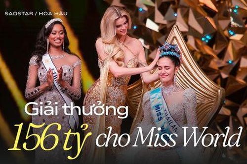 Tân Hoa hậu Thế giới nhận giải thưởng 156 tỷ đồng
