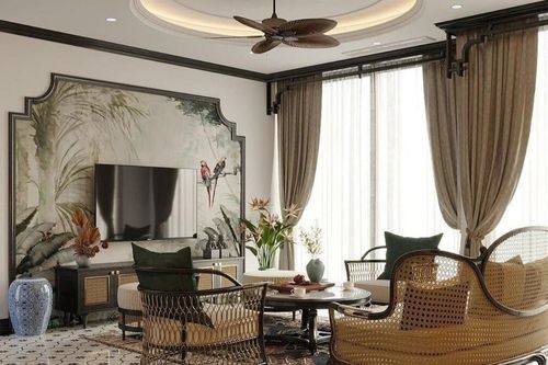 Phong cách nội thất Indochine: Bản giao hưởng của màu sắc, chất liệu và ký ức văn hóa Á Đông