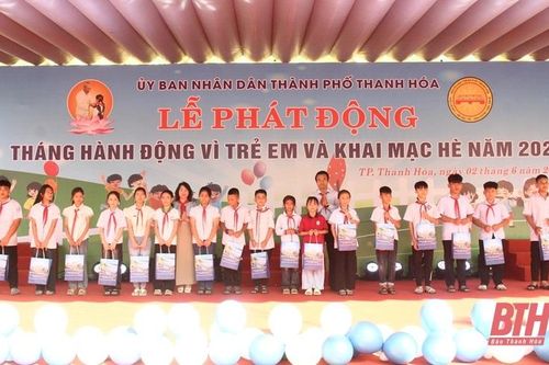 TP Thanh Hóa phát động Tháng hành động vì trẻ em và khai mạc hè năm 2025