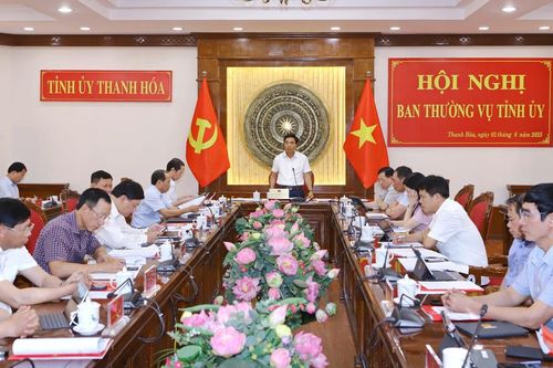 Ban Thường vụ Tỉnh ủy cho ý kiến vào Đề án sắp xếp Thanh tra tỉnh tinh, gọn, mạnh, hiệu năng, hiệu lực, hiệu quả