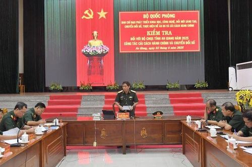 An Giang đẩy mạnh cải cách hành chính và chuyển đổi số trong lực lượng vũ trang tỉnh