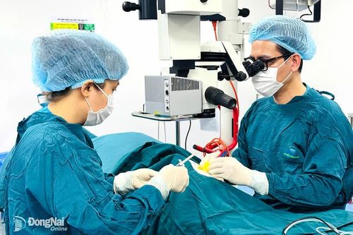 Bệnh viện Mắt Hà Nội - Đồng Nai mổ đục thủy tinh thể miễn phí cho người cao tuổi