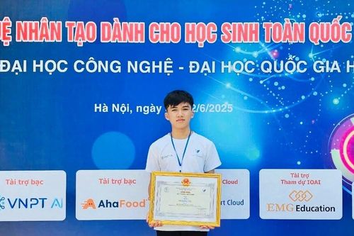 Học sinh Gia Lai đạt giải ba Olympic Trí tuệ nhân tạo toàn quốc năm 2025