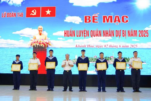 Lữ đoàn 146 bế mạc huấn luyện lực lượng dự bị động viên năm 2025