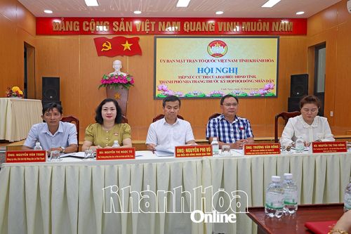 Đại biểu HĐND tỉnh Khánh Hòa tiếp xúc cử tri 3 xã của TP. Nha Trang