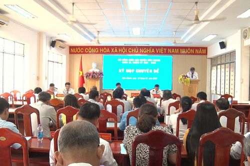 HĐND huyện Diên Khánh khóa XII tổ chức kỳ họp chuyên đề