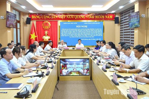 Công bố quyết định kiểm toán ngân sách địa phương của tỉnh Tuyên Quang