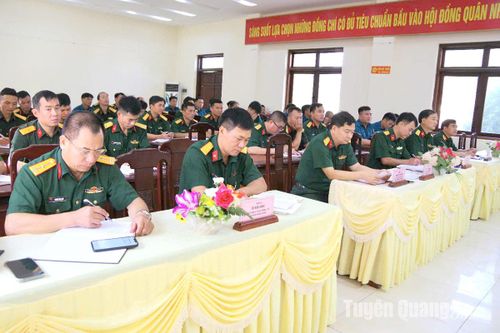 Bộ CHQS tỉnh tuyên truyền pháp luật gắn với thực hiện nhiệm vụ quốc phòng tại Sơn Dương