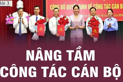 Bài 3: Nâng tầm công tác cán bộ