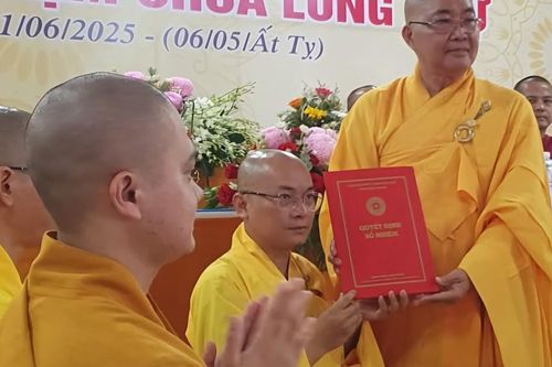 Bình Thuận: Bổ nhiệm Đại đức Thích Quảng Mến làm trụ trì chùa Long Ngự