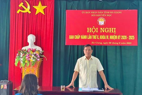 Hội Khuyến học tỉnh Hà Giang tổ chức hội nghị ban chấp hành, chuẩn bị cho nhiệm vụ sáp nhập đơn vị hành chính mới