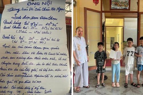 Bảng nội quy của ông nội Thái Bình dành cho 'khối nghỉ hè' gây sốt mạng