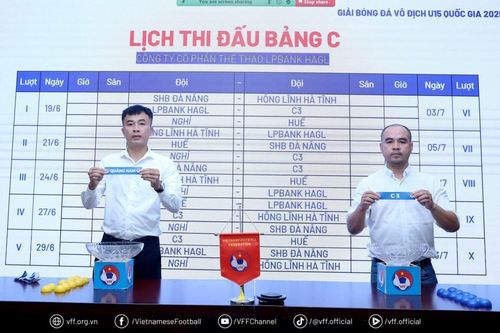 31 đội bóng tranh tài tại Vòng loại Giải U15 quốc gia