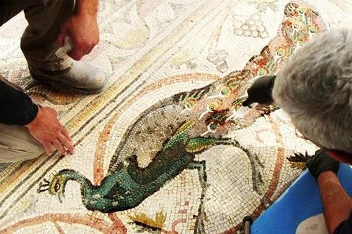 Israel giới thiệu bức tranh khảm cổ giá trị