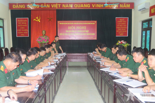Bộ CHQS tỉnh Tuyên Quang: Làm tốt công tác trước, trong, sau sáp nhập