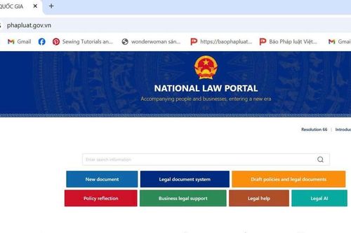 Instructions for using the National Legal Portal