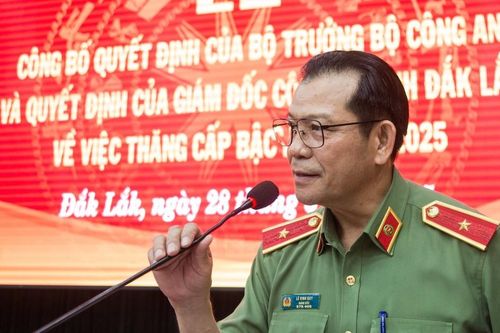 Giám đốc Công an Đắk Lắk nghỉ công tác
