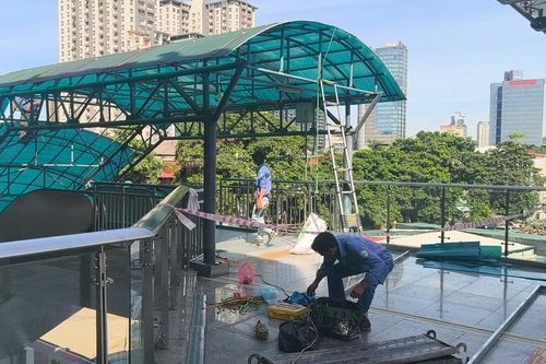 Hà Nội Metro sửa chữa nhiều hạng mục bị hư hỏng tuyến Cát Linh - Hà Đông