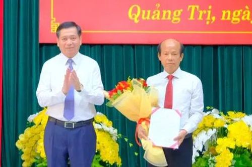 Công bố bổ nhiệm Tổng Biên tập Báo và Đài Phát thanh - Truyền hình tỉnh Quảng Trị