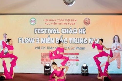 Festival Yoga Flow 3 miền 2025: Hành trình kết nối, lan tỏa và thắp lửa đam mê yoga trong cộng đồng