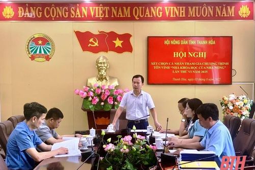 Hội nghị xét chọn cá nhân tham gia Chương trình tôn vinh 'Nhà Khoa học của Nhà nông' lần thứ VI năm 2025