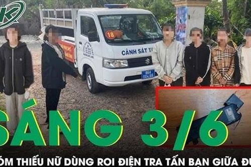 Sáng 3/6: Nhóm thiếu nữ dùng roi điện tấn công bạn giữa đường mặc nạn nhân liên tục xin tha