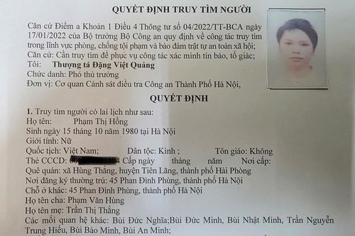Tìm người phụ nữ bị tố giác chiếm đoạt tài sản tại quận Thanh Xuân