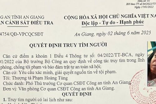 An Giang: Truy tìm người bị tố chiếm đoạt hơn 1,3 tỷ đồng tiền thu mua lúa của nông dân