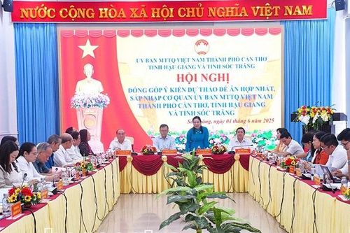 Đóng góp dự thảo Đề án Hợp nhất, sáp nhập Ủy ban Mặt trận Tổ quốc Việt Nam thành phố Cần Thơ