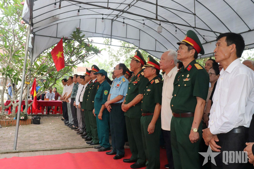 Tổ chức trang trọng lễ đón hài cốt Anh hùng LLVT nhân dân, liệt sĩ Ngô Đức Mai tại Nghệ An