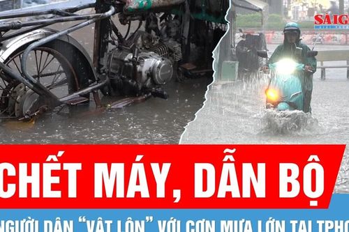 Chiều nay 4-6, TPHCM mưa lớn, ngập cục bộ nhiều nơi