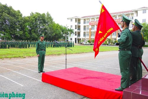Trường Cao đẳng Biên phòng tổ chức Lễ tuyên thệ chiến sĩ mới năm 2025