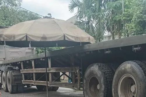 Hiện trường vụ tai nạn khiến một phụ nữ tử vong