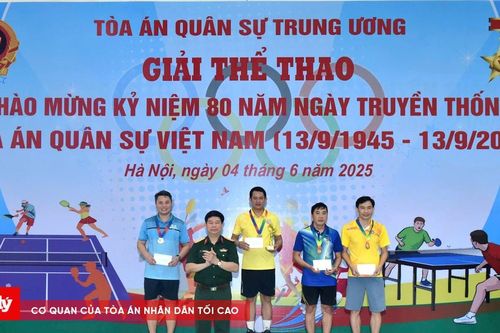 Sôi nổi Giải thể thao chào mừng kỷ niệm 80 năm Ngày truyền thống Tòa án nhân dân