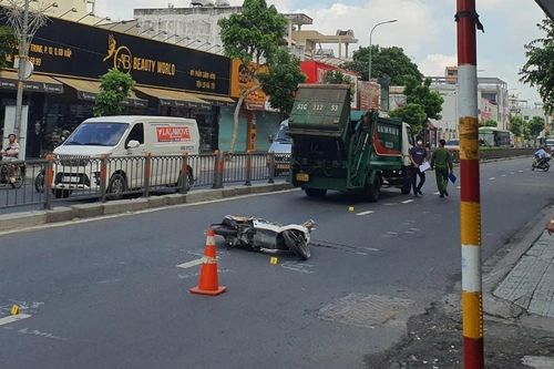 Va chạm với xe chở rác trên trục đường huyết mạch, người đàn ông tử vong tại chỗ