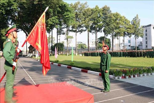 Thiêng liêng lời thề chiến sỹ mới tại thành phố mang tên Bác