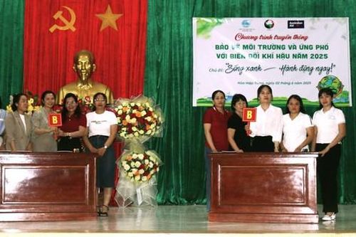 Phú Yên: Truyền thông nâng cao ý thức bảo vệ môi trường và ứng phó biến đổi khí hậu