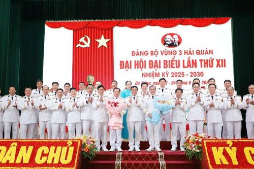 Đại hội Đại biểu Đảng bộ Vùng 3 Hải quân lần thứ XII, nhiệm kỳ 2025 - 2030