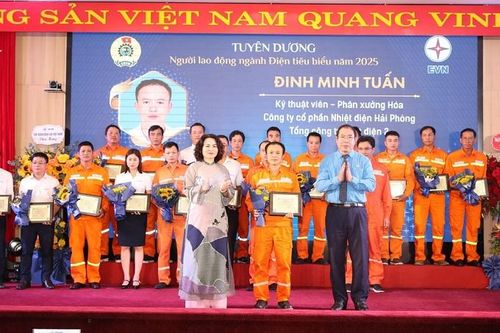 Tấm gương tiêu biểu ngành Điện năm 2025 của Nhiệt điện Hải Phòng