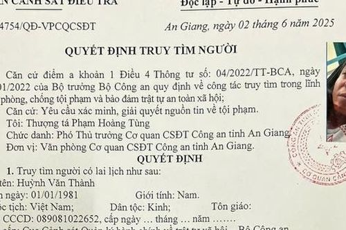 Truy tìm người chiếm đoạt hơn 1,3 tỷ đồng tiền mua lúa của nông dân ở An Giang